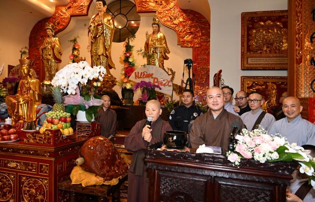 Thượng tọa Thích Pháp Hòa, Canada giảng pháp tại chùa Đức Viên, San Jose, Hoa Kỳ