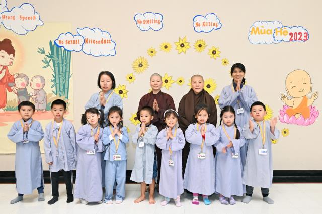 Khóa Tu Thiếu Nhi Mùa Hè 2023 Tại Chùa Đức Viên, San Jose, Hoa Kỳ