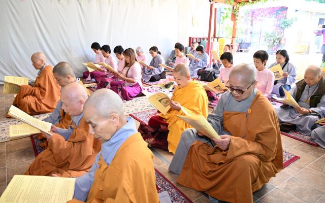 Trang nghiêm Tịnh nghiệp Đạo tràng - An cư kiết hạ chư Tôn đức Tăng, Ni miền Bắc California tại Tu viện Huyền Không, San Jose, Hoa Kỳ