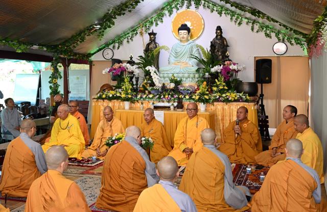Trang nghiêm Tịnh nghiệp Đạo tràng - An cư kiết hạ chư Tôn đức Tăng, Ni miền Bắc California tại Tu viện Huyền Không, San Jose, Hoa Kỳ