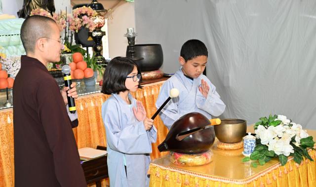 Khóa tu trẻ em mùa hè 2023 tại tu viện Huyền Không, San Jose, Hoa Kỳ