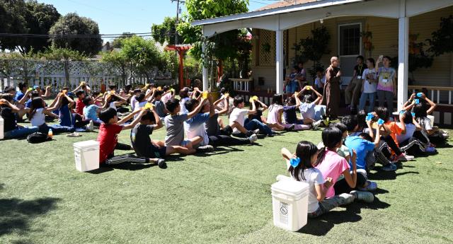 Khóa tu trẻ em mùa hè 2023 tại tu viện Huyền Không, San Jose, Hoa Kỳ