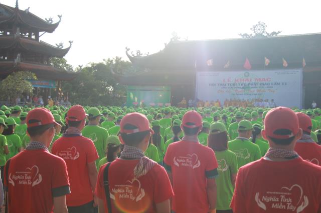 Cần Thơ: Trọng thể khai mạc Hội trại tuổi trẻ Phật giáo 11