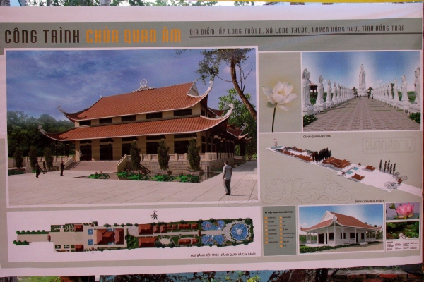 Quan Âm Tự - Cung nghinh Xá Lợi Đức Thế Tôn cùng các vị thánh Tăng, các vị A La Hán và Lễ Động thổ xây dựng đại hùng Bảo Điện, Tượng đài Quan Âm cao 32m