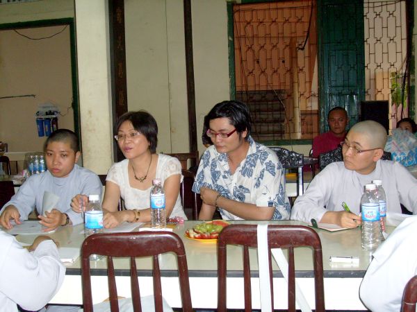Buổi họp dự thảo Hội thanh niên Phật giáo tại chùa Giác Ngộ