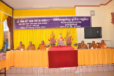Học viện PG Nam tông Khmer tổng kết năm học