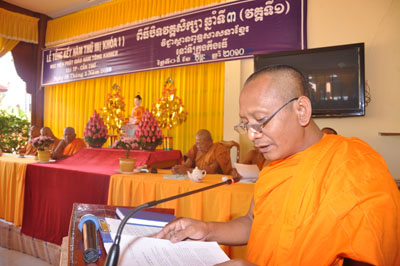 Học viện PG Nam tông Khmer tổng kết năm học