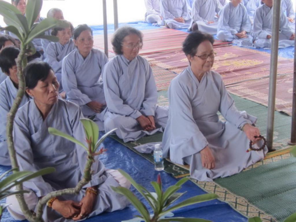 Khóa tu “Một ngày an lạc” lần thứ 8 tại chùa Mỹ Quang