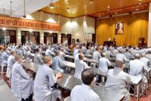 Công tác chuẩn bị và tiếp đón thí sinh tham gia Kỳ thi Tuyển sinh Cử nhân Phật học Khóa XVII tại Học viện PGVN tại TP. HCM