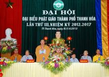 Thanh Hóa: Đại hội đại biểu Phật giáo TP. Thanh Hóa lần thứ III