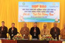 TP. Cần Thơ: Họp báo Hội trại Tuổi trẻ Phật giáo “Tình Đất Phương Nam”
