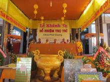 Lễ Khánh tạ đại hùng bửu điện và bổ nhiệm trụ trì chùa Phật Quang