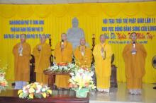 Cần Thơ: Chư tôn đức giáo phẩm giao lưu với 1200 bạn trẻ tại Hội trại Phật giáo
