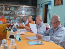 Nghiêm túc giờ thi viết Tự luận Đại giới đàn Đồng Huy