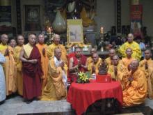 Đại sư Garchen Rinpoche viếng thăm chùa Tây Tạng tại Bình Dương