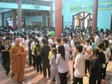 Chùm ảnh sinh hoạt ngày thứ ba khóa tu Hương hội hè - Bình Định