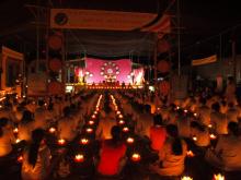 Khóa tu “Búp sen non”  với đêm nguyện cầu