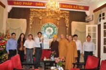 Hà Nội: Ban Tôn giáo chính phủ thăm TƯGH và chúc mừng đại lễ Phật Đản PL 2555