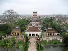 Chùa nhìn từ trên cao 