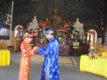 “Độc và lạ” lễ cưới... ở chùa