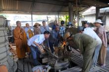 TP.HCM : Tịnh Viện Pháp Hạnh – Củ Chi đúc đại Hồng Chung