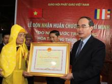 Trao tặng Hòa thượng Thích Phổ Tuệ Huân chương Hồ Chí Minh