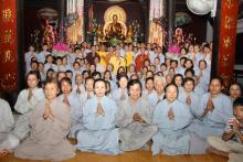 Đại Lão Hoà Thượng Trưởng Ban Trị Sự Tỉnh Hội Phật Giáo Khánh Hòa viếng thăm chùa Kỳ Viên Trung Nghĩa
