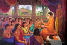 Đức Phật giảng bài kinh Kamala