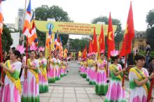 Hà Nội: Thiêng liêng, hoành tráng nghi lễ cung rước chư tôn đức giáo phẩm quang lâm