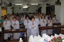 TP.HCM: Lớp Giáo lý chùa Phước Hòa, Q3 mừng ngày Nhà Giáo Việt Nam