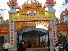 Khánh Hòa: Lễ đặt đá đại trùng tu chùa Nghĩa Quang