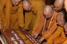 TP. HCM: Lễ đặt đá trùng tu chùa Phước Thiện An