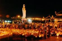 Đến Phật đài Quan Âm (Bạc Liêu)