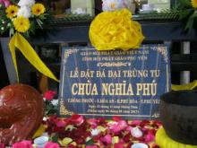 Phú Yên: Lễ đặt đá đại trùng tu chùa Nghĩa Phú (Phú Hòa)