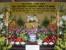 Hình ảnh kính viếng Đại lão HT. Thích Từ Nhơn buổi chiều ngày thứ nhất (26/4)