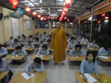 Kỳ thi Học Kỳ I-Năm II của Lớp Giáo Lý-Chùa Thiên Chánh