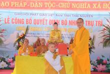 Thái Nguyên: Lễ Công Bố Quyết Định Bổ Nhiệm Trụ Trì Chùa Hương Quang (Trinh Nữ)