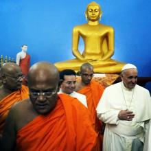 Sri Lanka: Đức Giáo Hoàng viếng thăm một ngôi Chùa Phật giáo tại Thủ đô Colombo