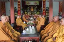 Thái Bình: Trường hạ chùa Thánh Long tổ chức lễ khai pháp