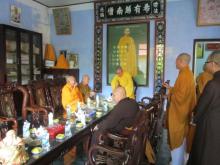 BTS Phật giáo tỉnh Khánh Hòa thăm trường hạ thị xã Ninh Hòa