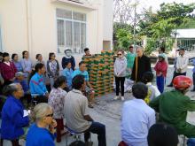 Khánh Hòa: Chùa Sắc tứ Minh Thiện trao tặng 70 phần quà từ thiện