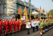 Chùm ảnh Lễ Trà tỳ đức Tăng thống Phật giáo Thái Lan