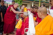 Đức Đạt Lai Lạt Ma dự Khánh thành Tu viện Gaden Tri Thok Khang, bang  Karnataka, Ấn Độ