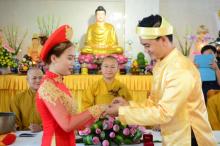Chùa Giác Ngộ: Trang trọng lễ hằng thuận Trung Hiếu và Trúc Như