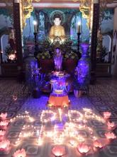 Khánh Hòa: Chùa Phổ Thiện đêm Hoa đăng vía Phật A Di Đà