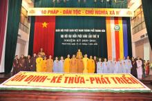 Thanh Hóa: Đại hội đại biểu Phật giáo Tp. Thanh Hóa khóa IV Nhiệm Kỳ (2016-2021)