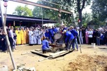 Thanh Hóa: Lễ trì chú rót đồng đúc đại hồng chung chùa Thiên Long