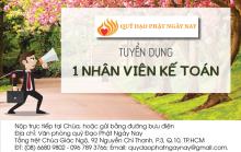 Quỹ Đạo Phật Ngày Nay - Tuyển Dụng Kế Toán