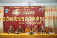 Gia Lai: Sơ kết công tác Phật sự 6 tháng đầu năm 2017