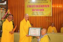 PG Đồng Tháp: Bổ nhiệm trụ trì chùa Trang Nghiêm (TP. Cao Lãnh)